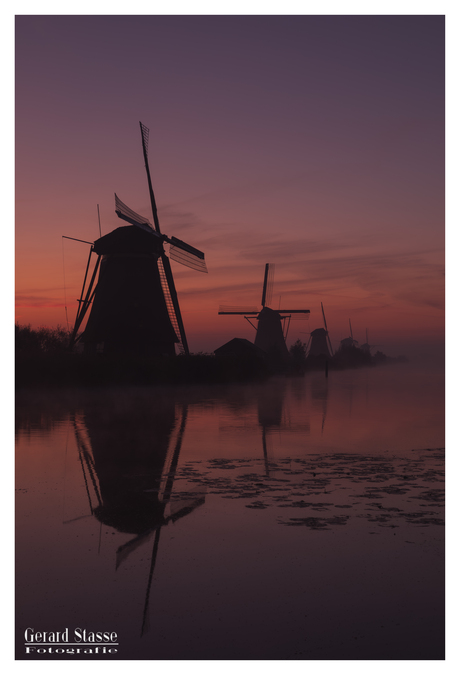 Beautiful sunrise Kinderdijk 2