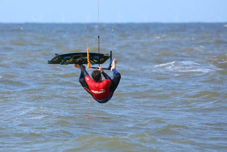 vlak boven het water