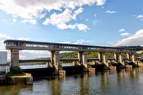 🚲 Luik 👉 Namur - EDF Stuw & Brug, Andenne (B)