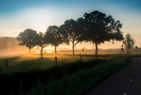 opkomende zon