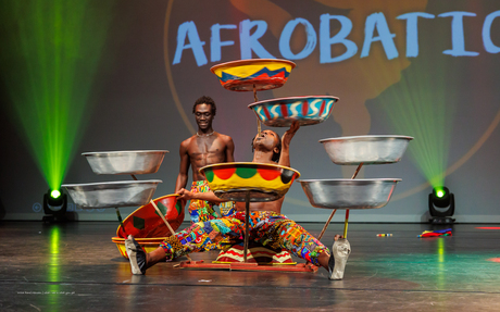 Afrobatic show