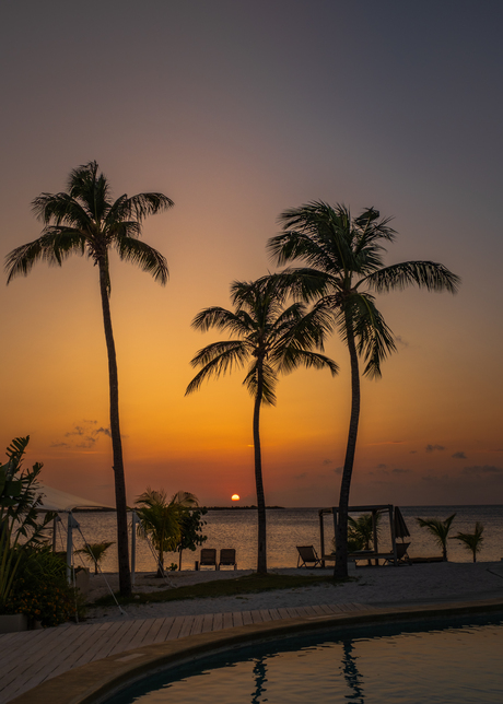 Zonsondergang op Bonaire 