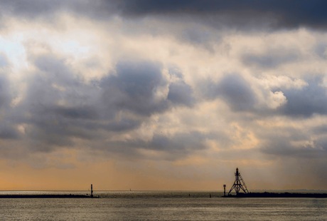 Zicht op IJsselmeer