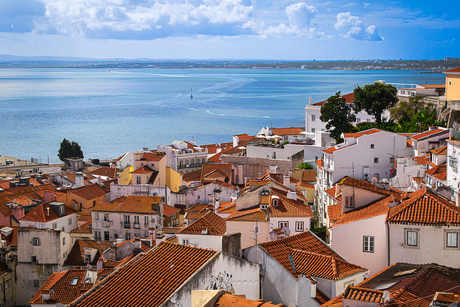 Uitzicht over Lissabon.