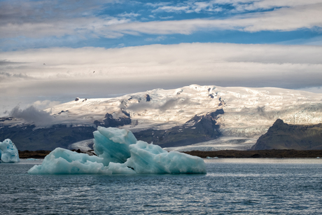 Ijsschotsen bij Jökulsárlón