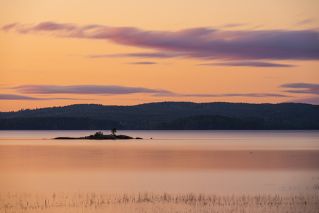 zweedse zonsondergang