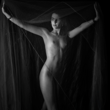 Captured..analoog zwart wit Eva