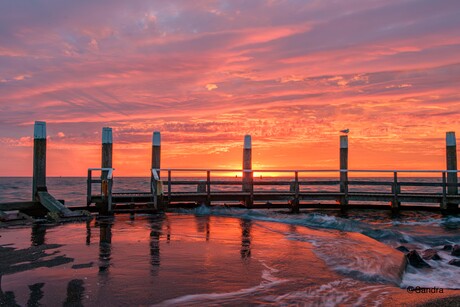 Zonsopkomst en hoog water 