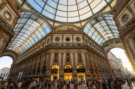 De Galleria Vittorio Emanuele II Milaan. 2023