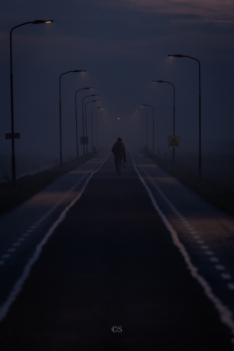 Wandelen in de mist!