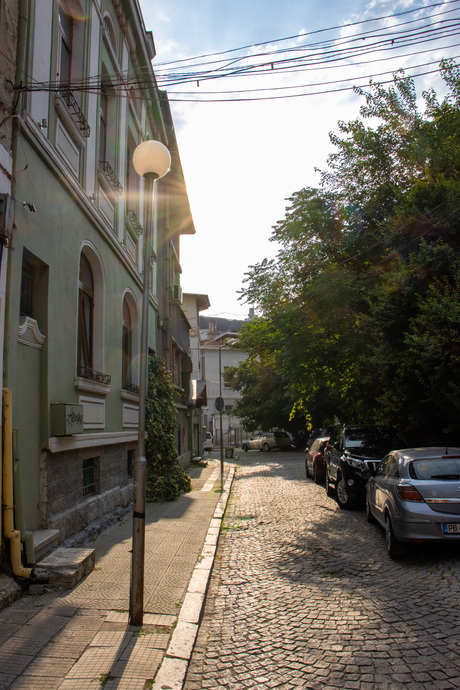 Straatje in Plovdiv