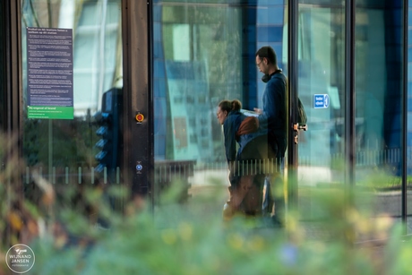 Reflection deception.