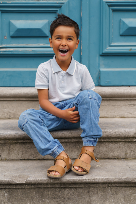 Kinderportret ongecompliceerd en niet geposeerd.