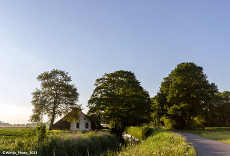 Bij Eenum op een vroege zaterdagochtend