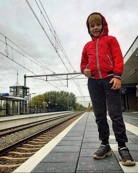 Wachten op de trein in Culemborg 