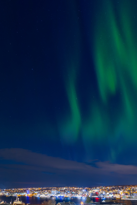 Noorderlicht boven Troms¡o