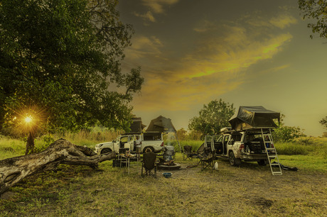 Camperen in Botswana