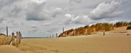 Strandopgang vanaf de Amsterdamse waterleidingduinen.