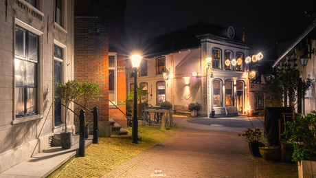 Sfeervol straatje op Texel.