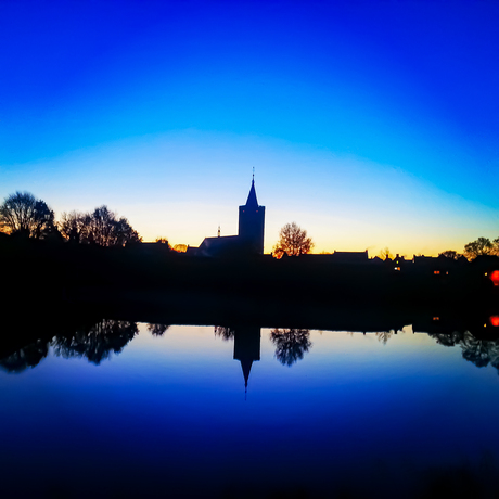 Vroege ochtend in Naarden-Vesting