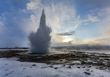 Geyser in Ijsland