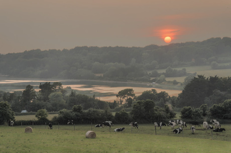 zicht op de La Rance