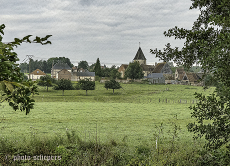 doorkijk bij Neufchatel de Bray.  