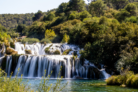 Watervallen in Krka