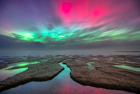 Noorderlicht aan het Wad I