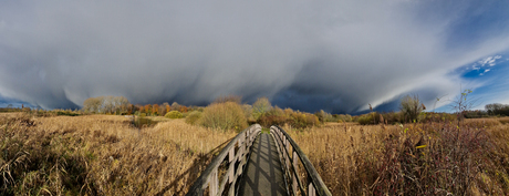 Donkere wolken 