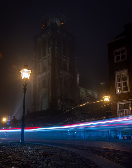 Mistige avond in Dordrecht 