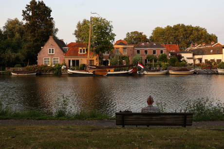 Genieten op het bankje