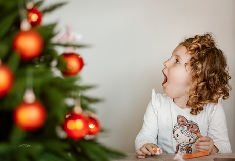 Mammie, De lichtjes van de kerstboom branden