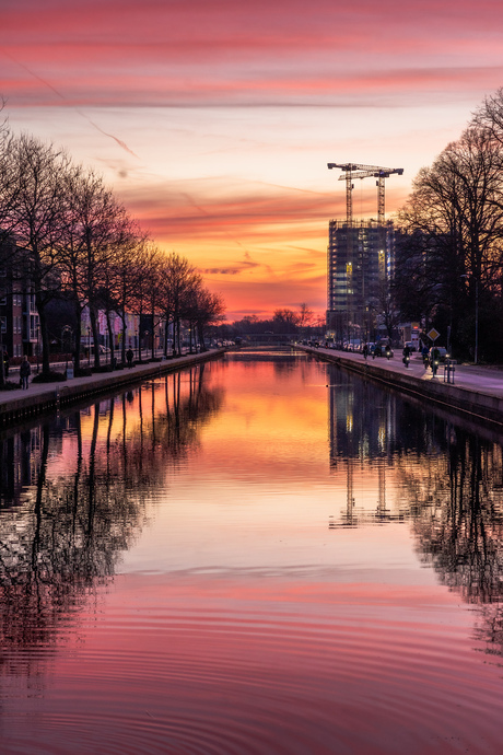 Eindhoven in de vroege ochtend