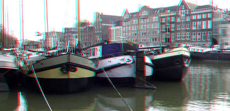 Wolwevershaven Dordrecht 3D anaglyph
