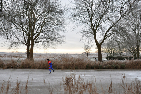 Stille genieter in zeldzame wintertijd